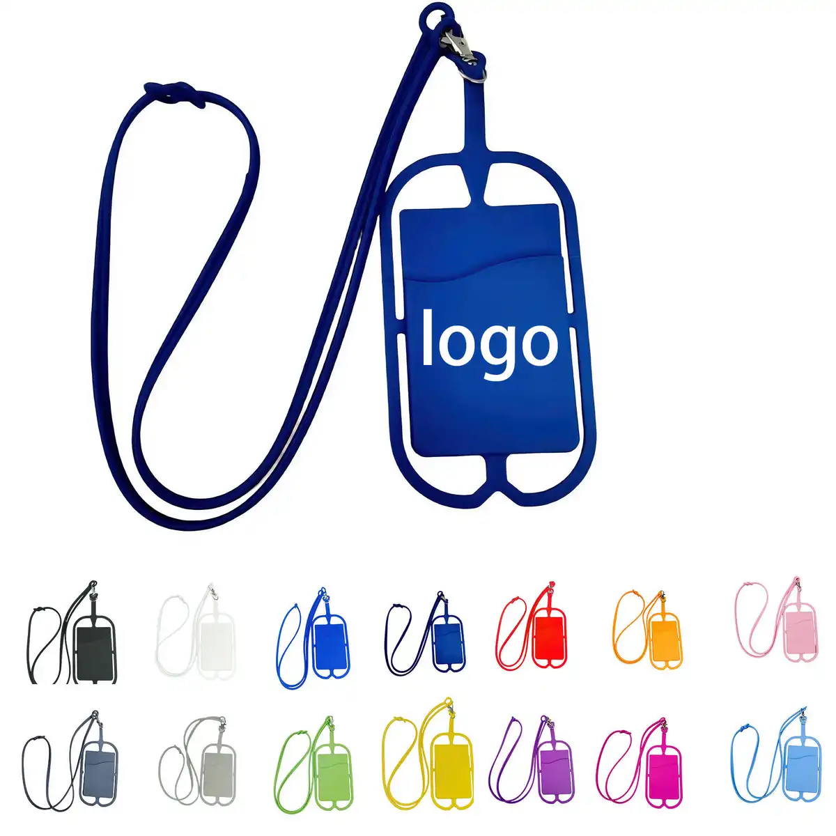Silicone Phone Strap Card Holder product detail view