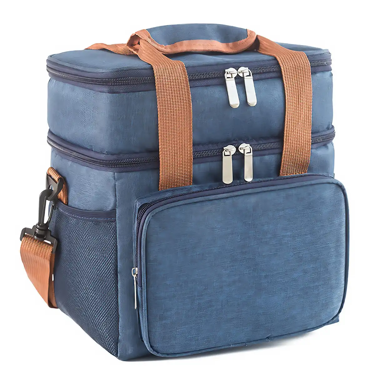 Insulated Oxford Lunch Tote product detail view