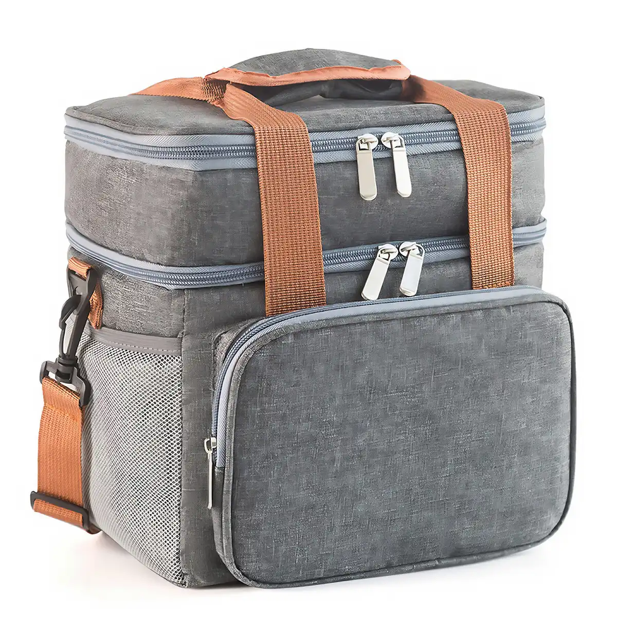 Insulated Oxford Lunch Tote product close-up