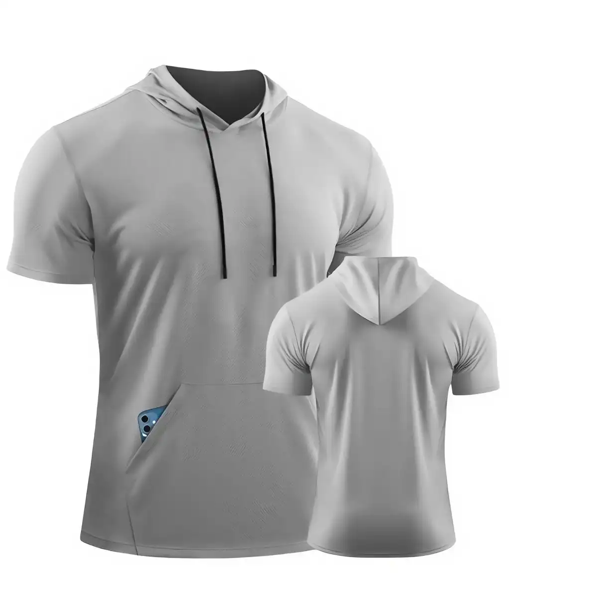 Performance Gym Hoodie Moisture Wicking alternate product angle