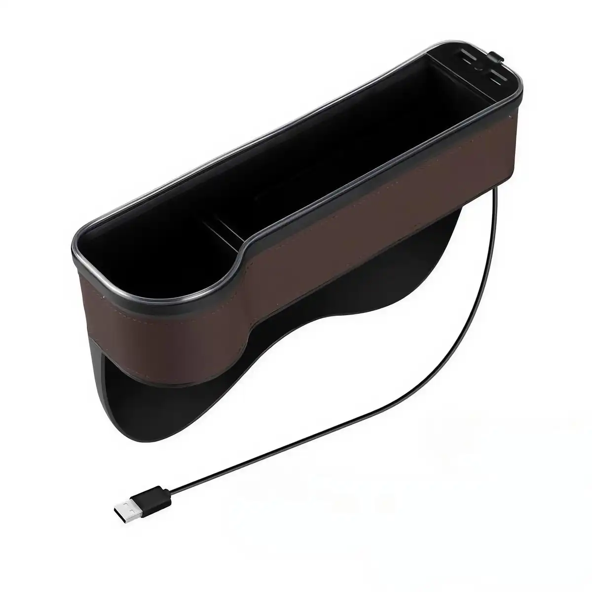 Leather Car Seat Gap Organizer product detail view