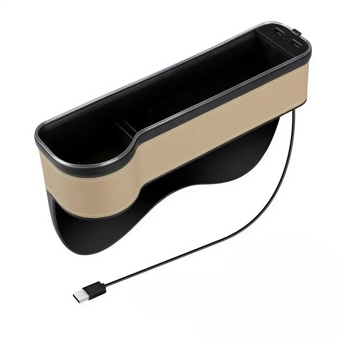 Leather Car Seat Gap Organizer product close-up