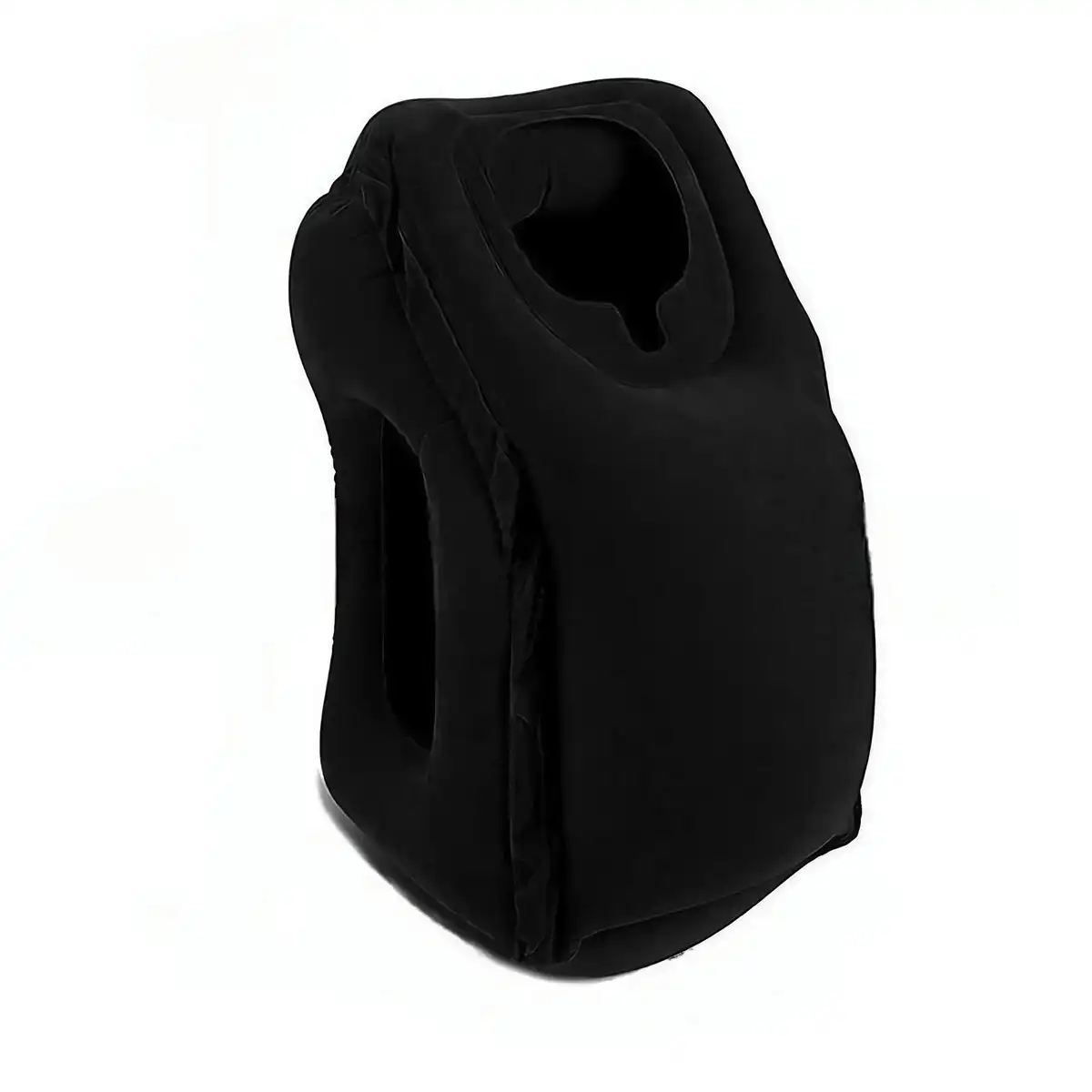 Inflatable Travel Neck Pillow Support product with accessories