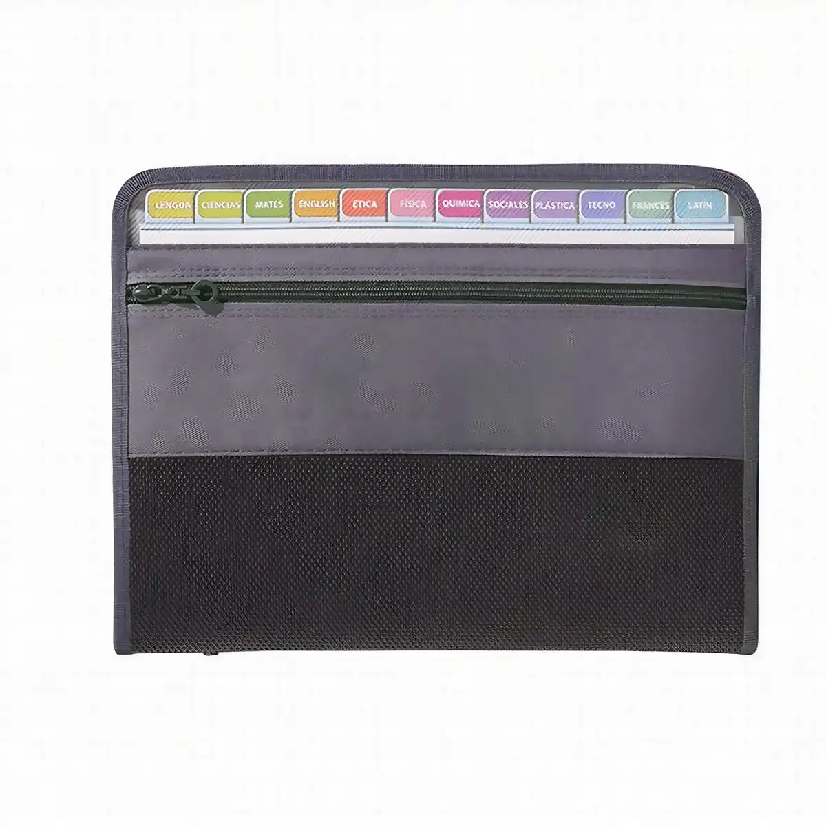 Accordion File Organizer Durable Polypropylene alternate product angle