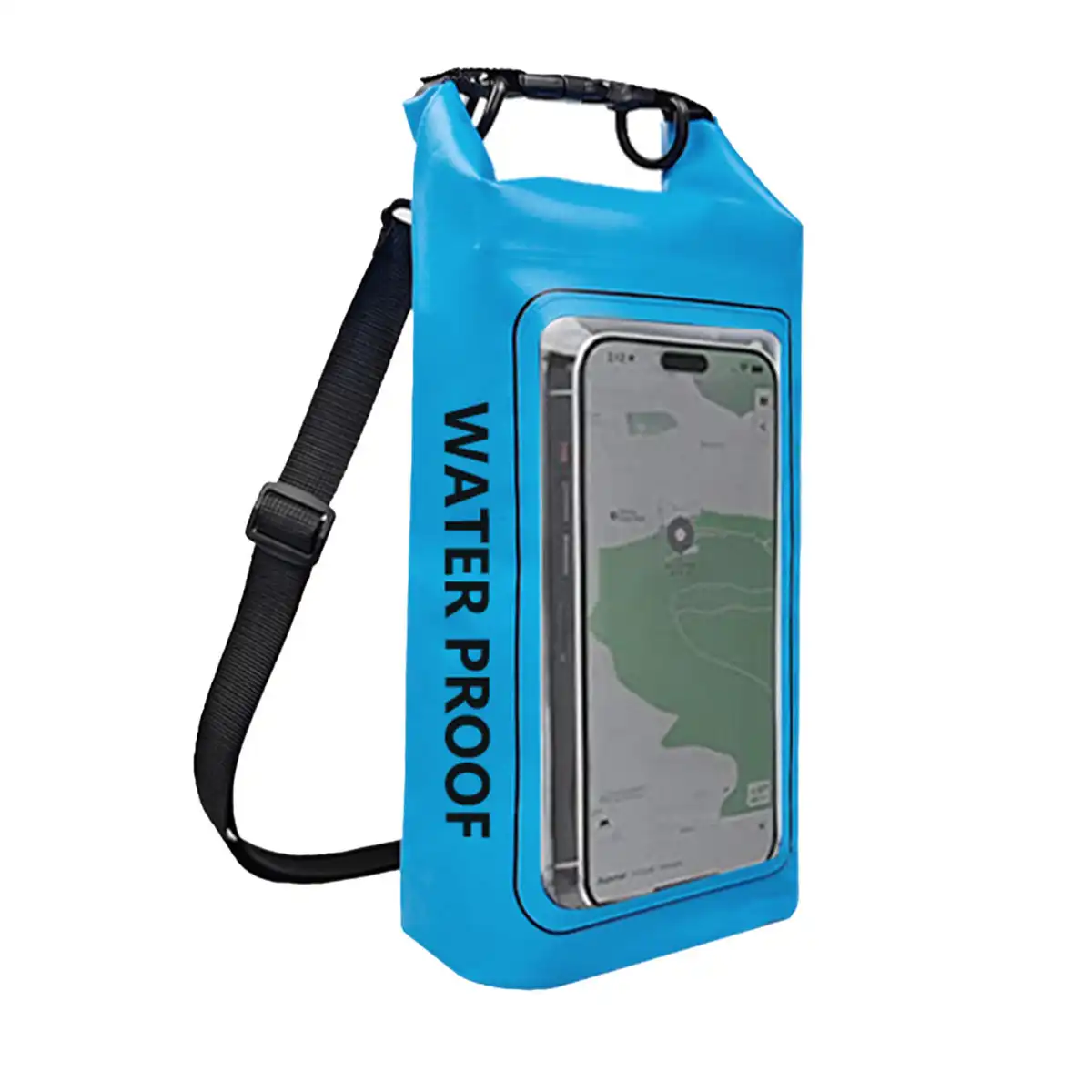 Clear Waterproof Crossbody Phone Pouch alternate product angle