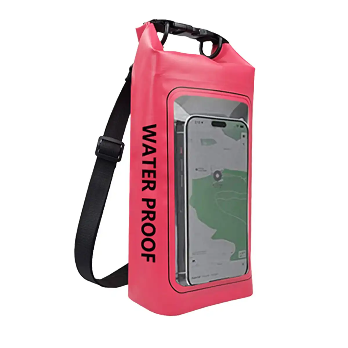 Clear Waterproof Crossbody Phone Pouch product close-up