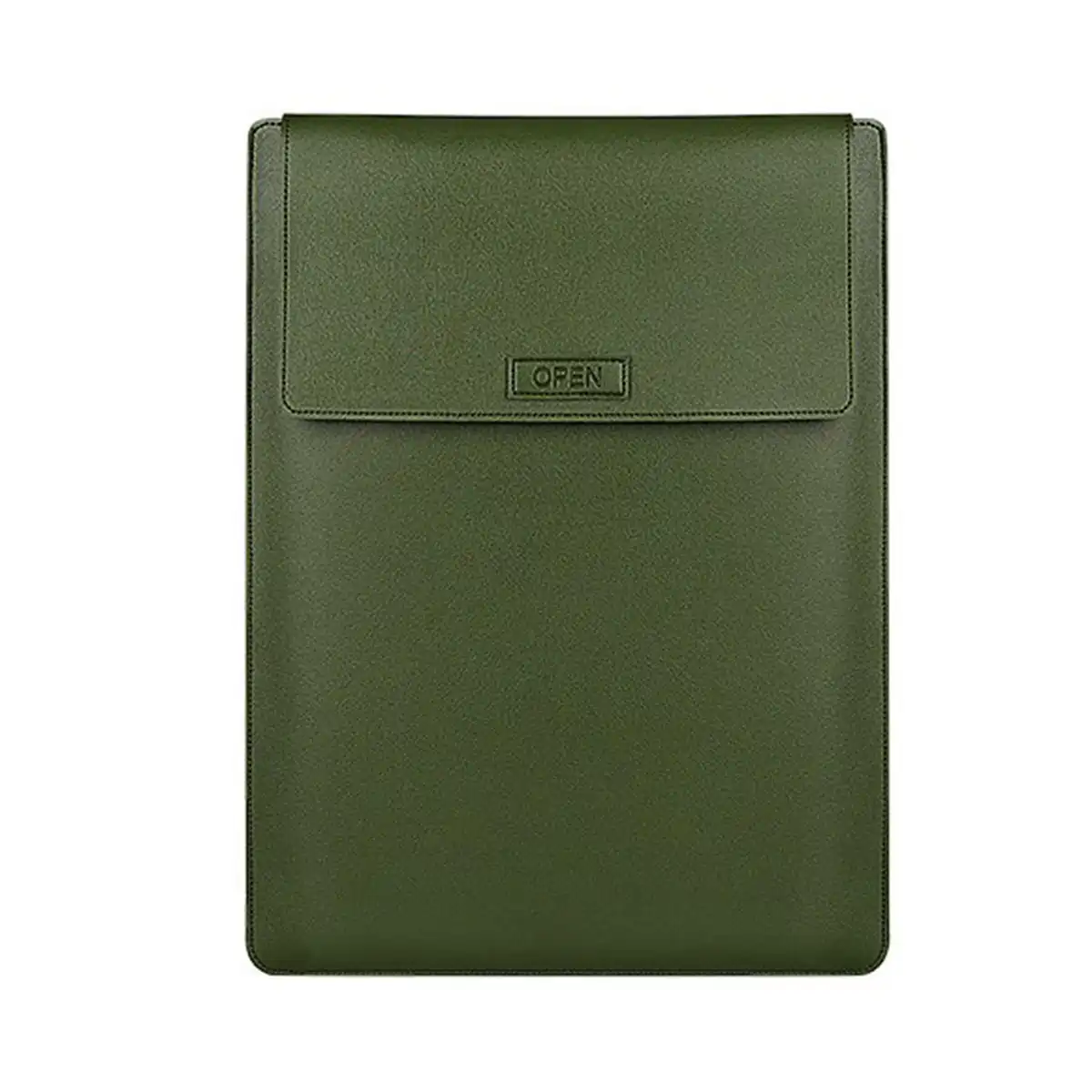 Leather Laptop Sleeve with Stand alternate product angle