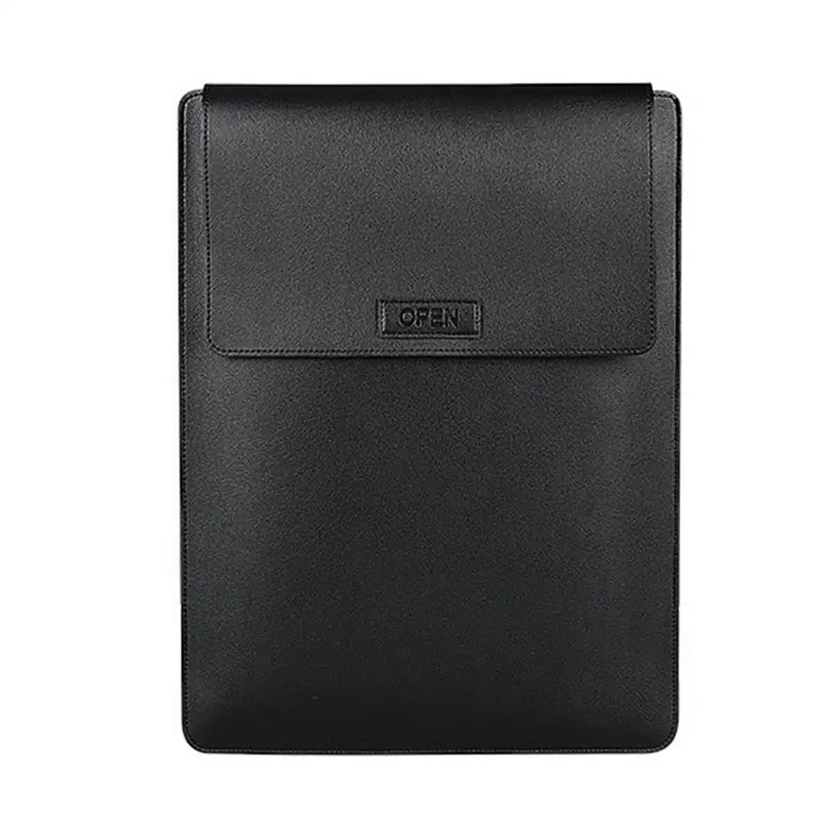 Leather Laptop Sleeve with Stand product with accessories