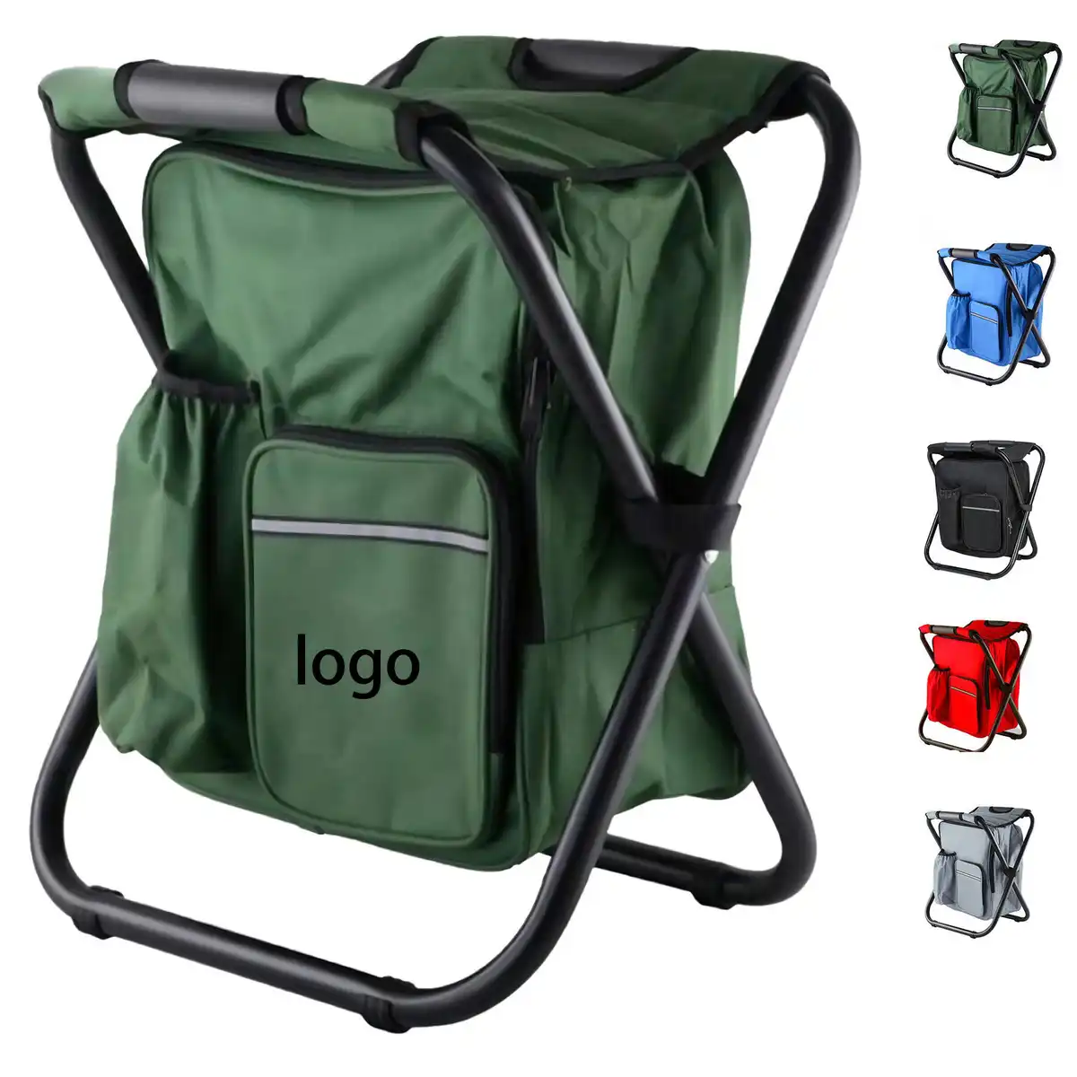 Portable Folding Camping Stool Seat product detail view