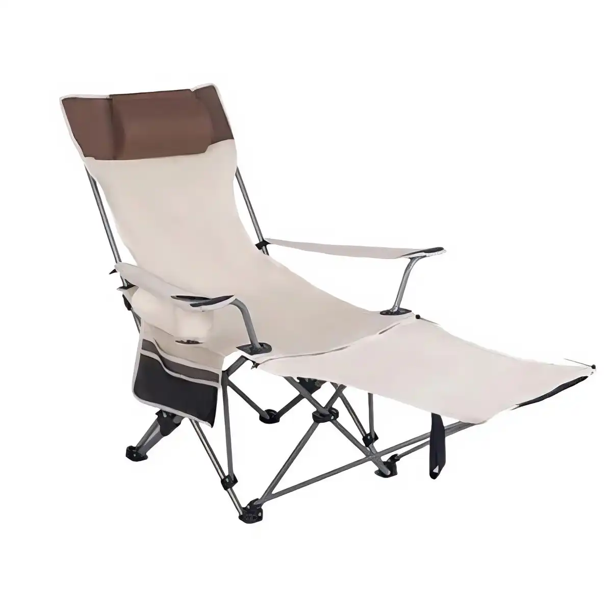 Foldable Outdoor Reclining Camp Chair alternate product angle