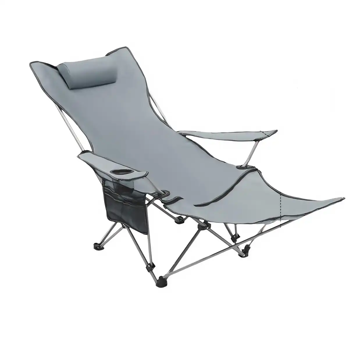 Foldable Outdoor Reclining Camp Chair product close-up