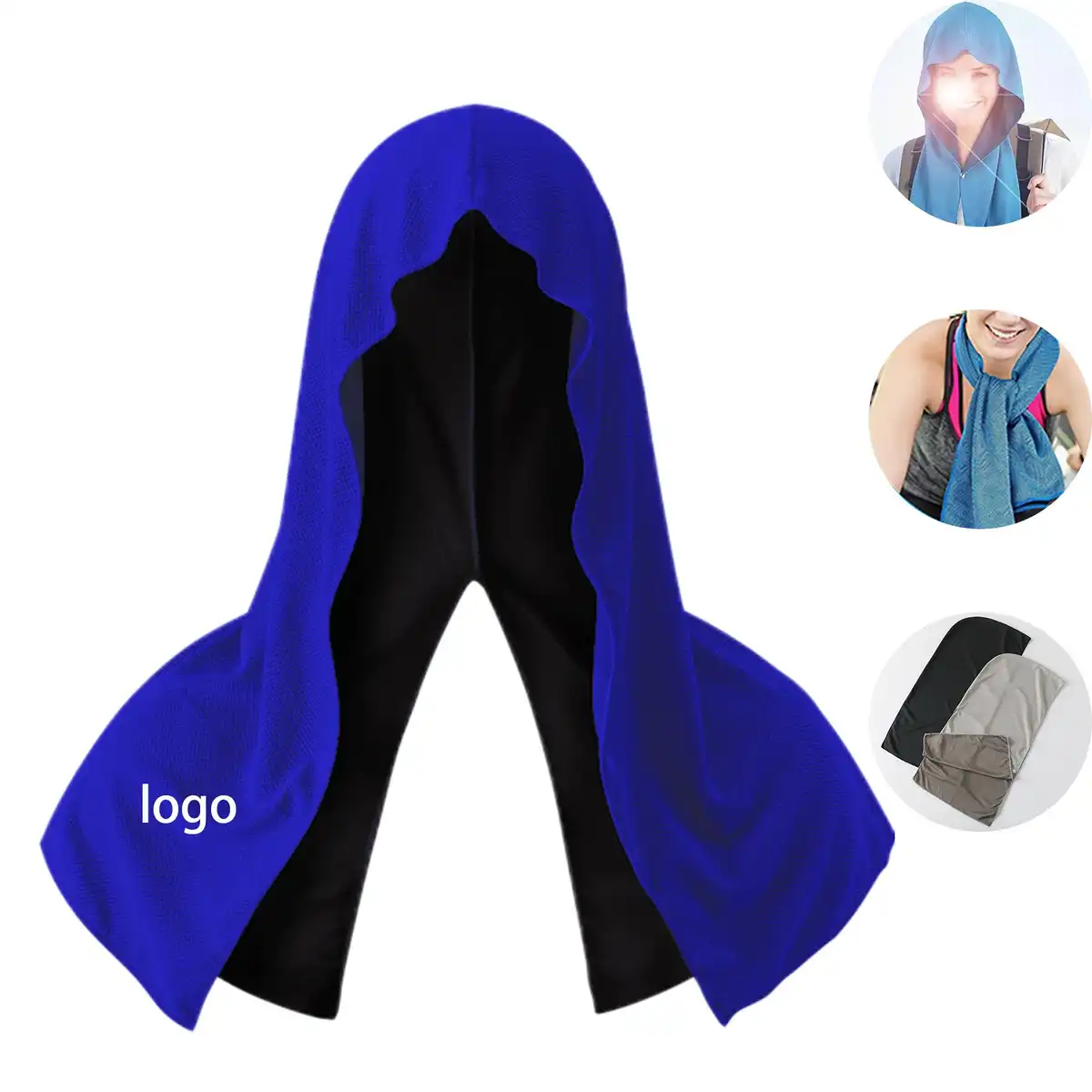 Cooling Hooded Towel for Outdoor Sports