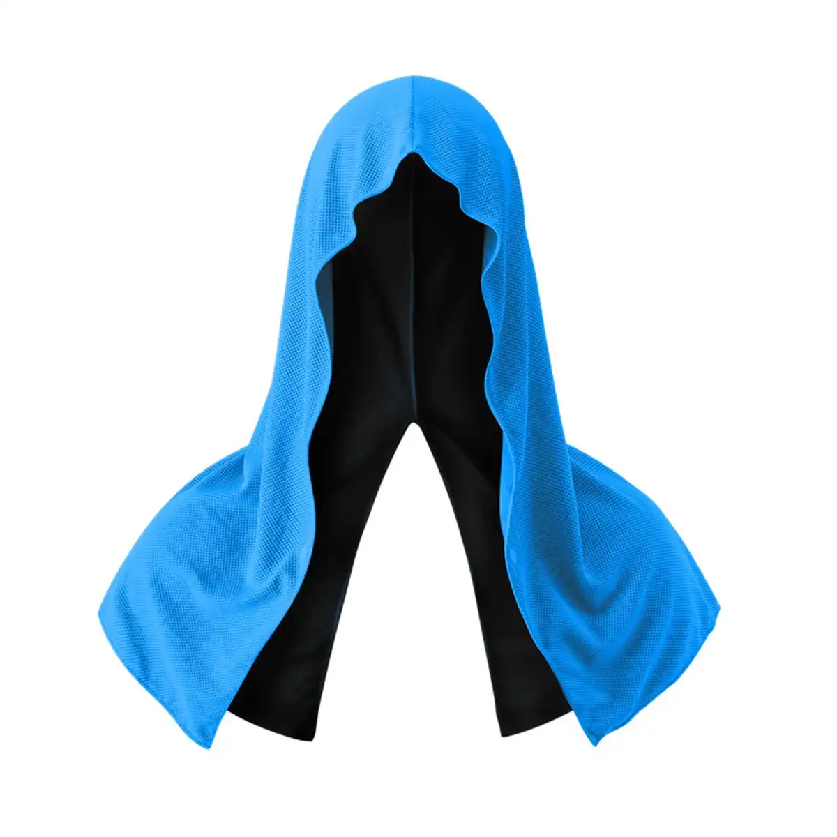 Cooling Hooded Towel for Outdoor Sports product in use