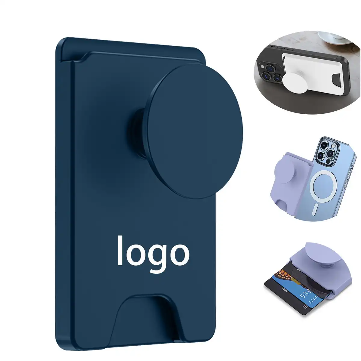 Magnetic Phone Card Wallet Stand