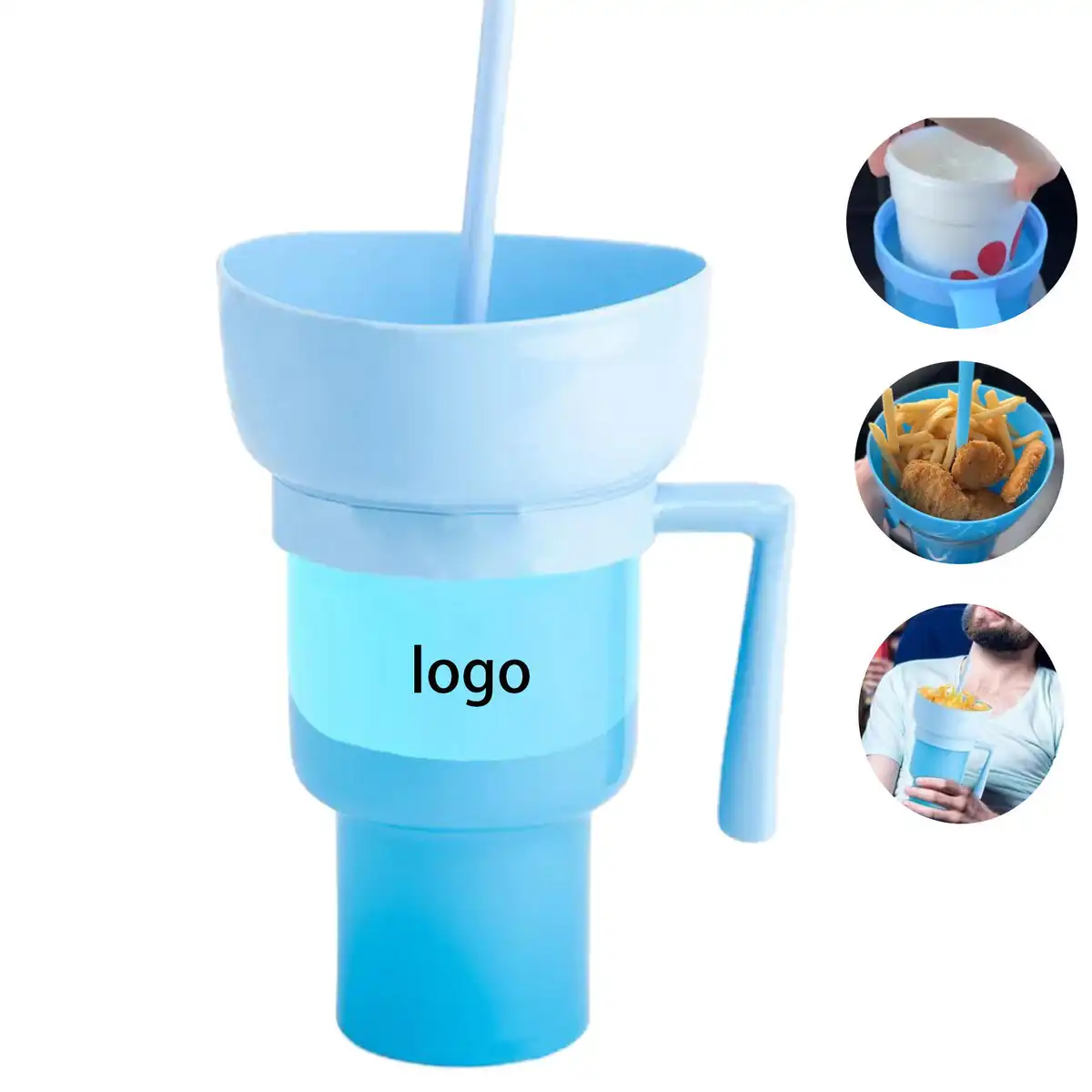 Movie Night Popcorn Cup Duo