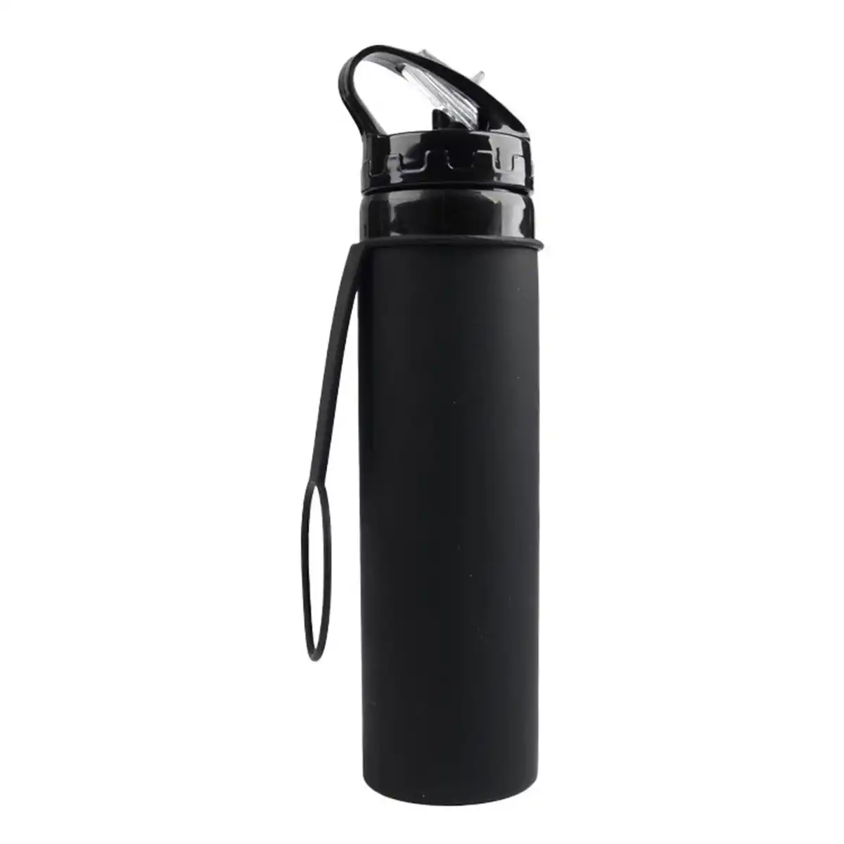 20oz Collapsible Silicone Water Bottle product in use