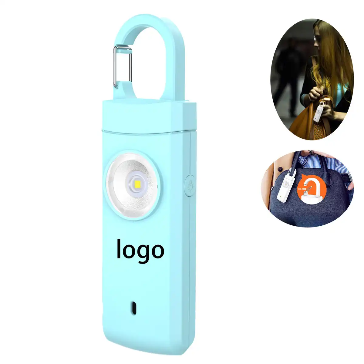 Loud Emergency Alert Keychain Device