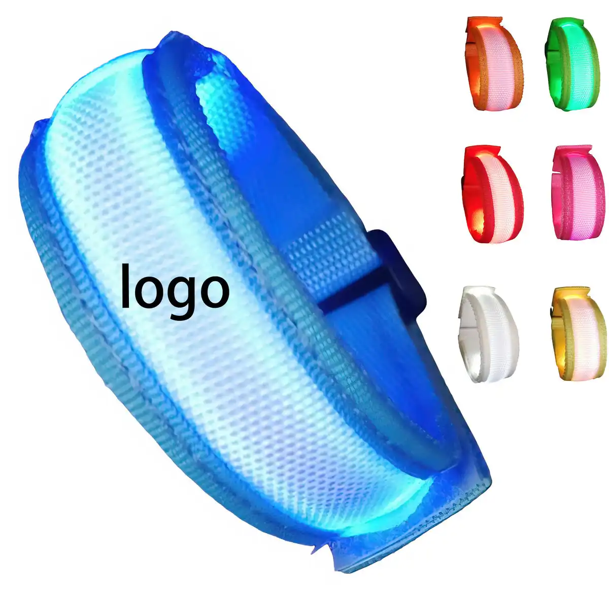 LED Nylon Wristband for Night Events product detail view