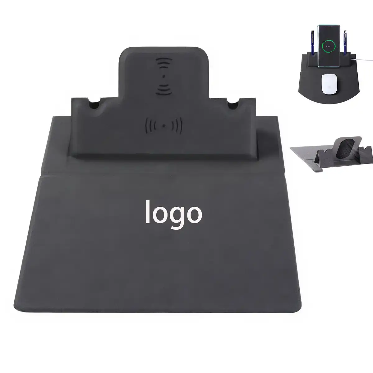 Leather Wireless Charging Mouse Pad