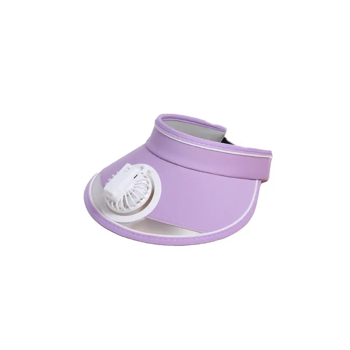 USB Rechargeable Cooling Fan Hat product close-up