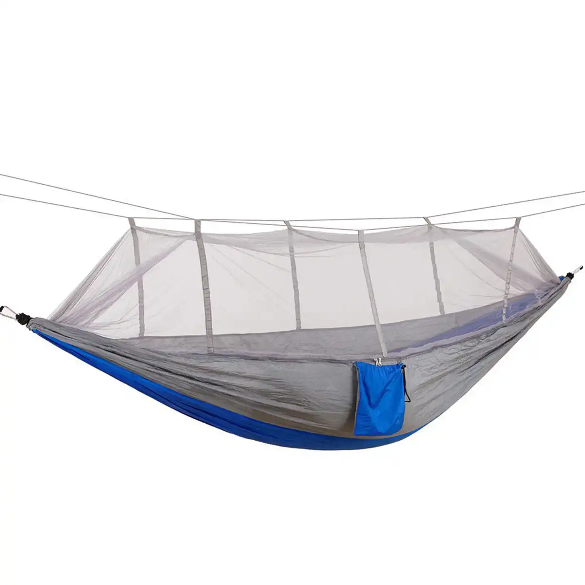Lightweight Nylon Hammock with Mosquito Net product with accessories