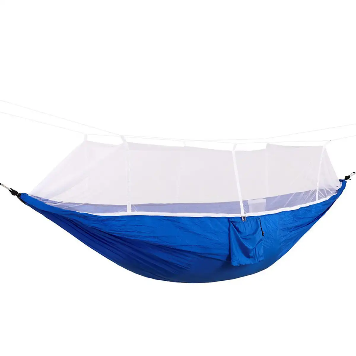 Lightweight Nylon Hammock with Mosquito Net custom logo imprint view