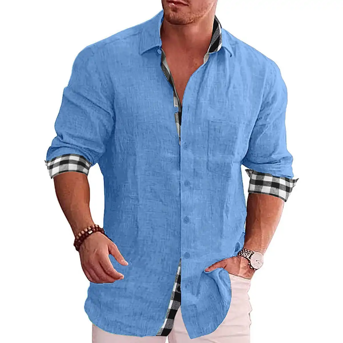 Breathable Linen Blend Summer Shirt product image 9