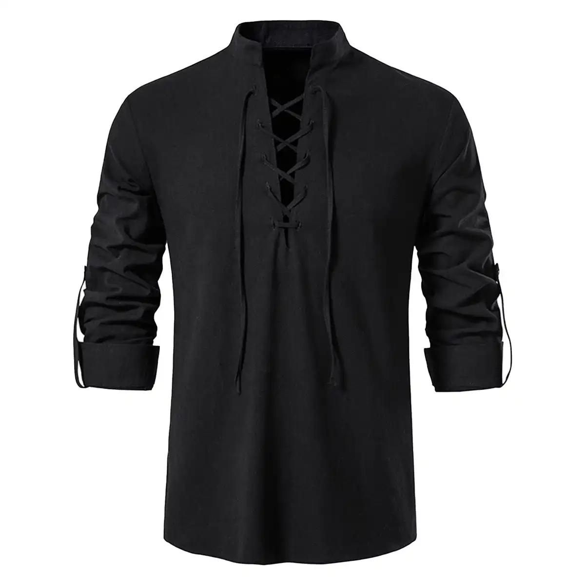 Breathable Cotton Henley Shirt product image 9