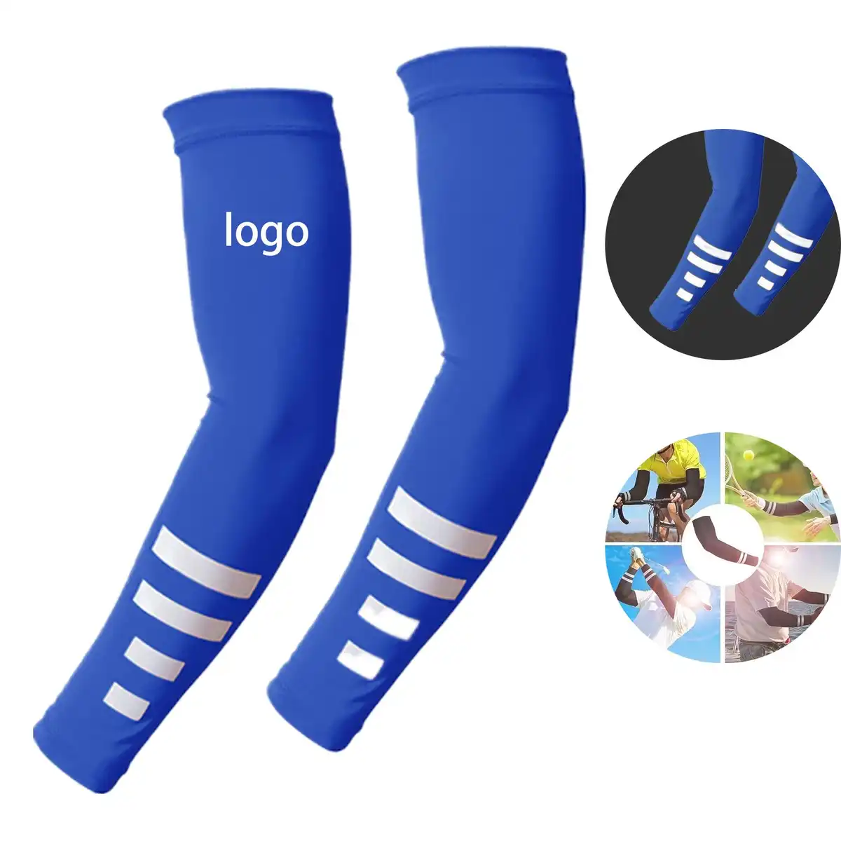 Reflective Arm Sleeves for Sun Protection