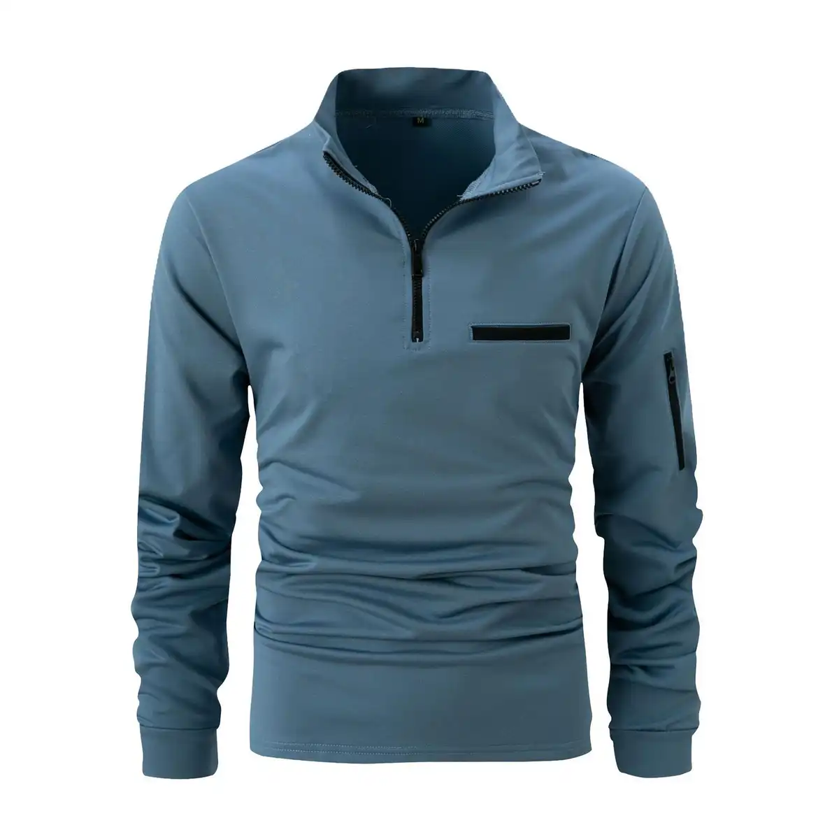 Men's Long Sleeve Half Zip Polo product image 9