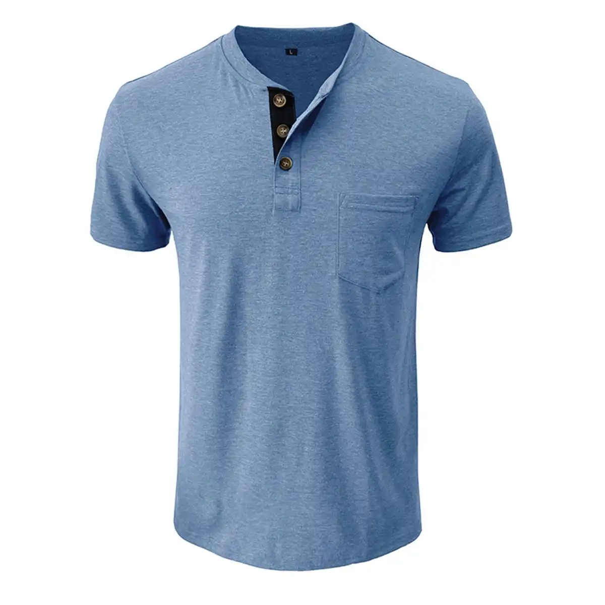 Soft Cotton Blend Casual Tee product close-up