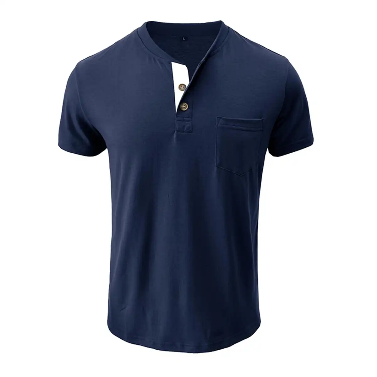 Soft Cotton Blend Casual Tee additional product view
