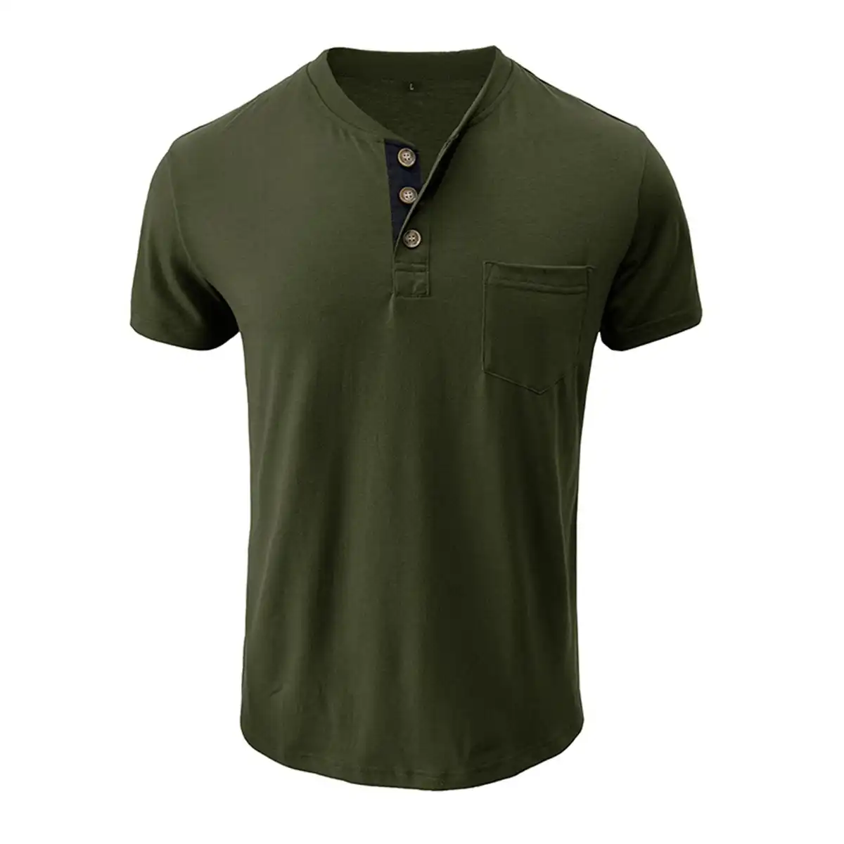 Soft Cotton Blend Casual Tee custom logo imprint view