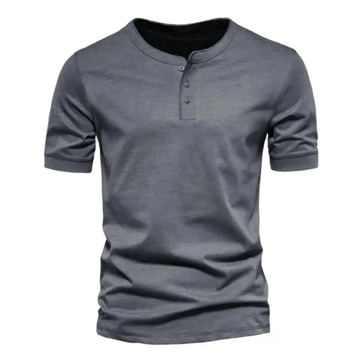 Breathable Round Neck Tee custom logo imprint view