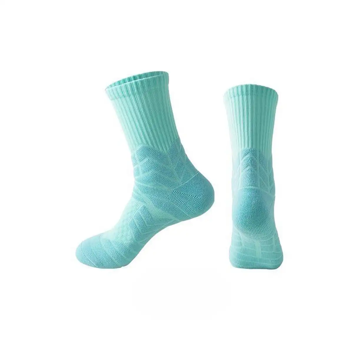 Athletic Cushioned Towel Socks product in use