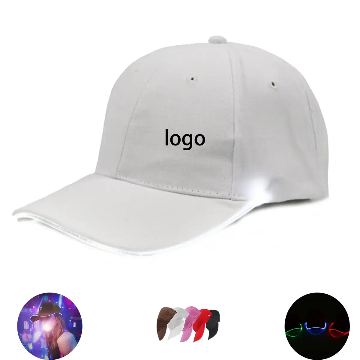 LED Baseball Cap for Night