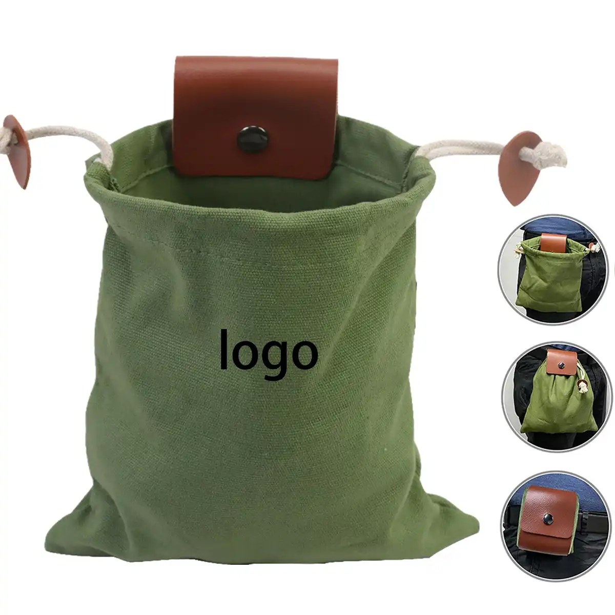 Durable Canvas Foraging Harvest Tote