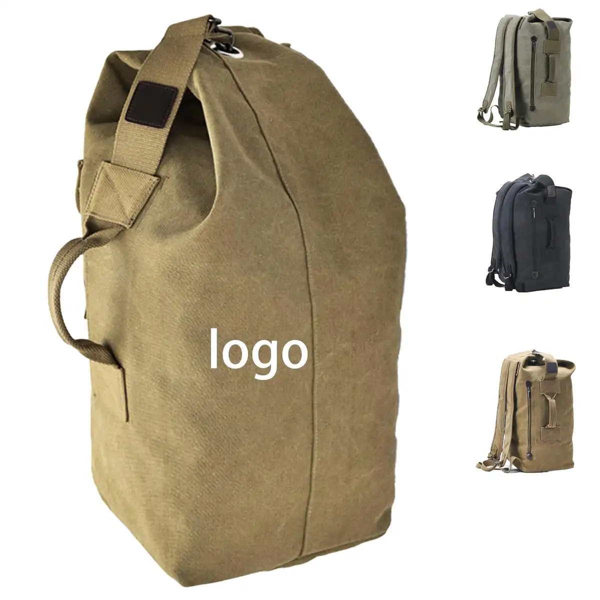 Durable Canvas Travel Daypack product detail view