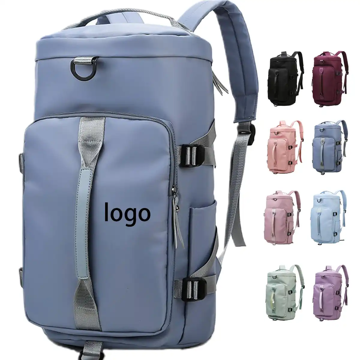 Durable Nylon Gym Backpack product detail view