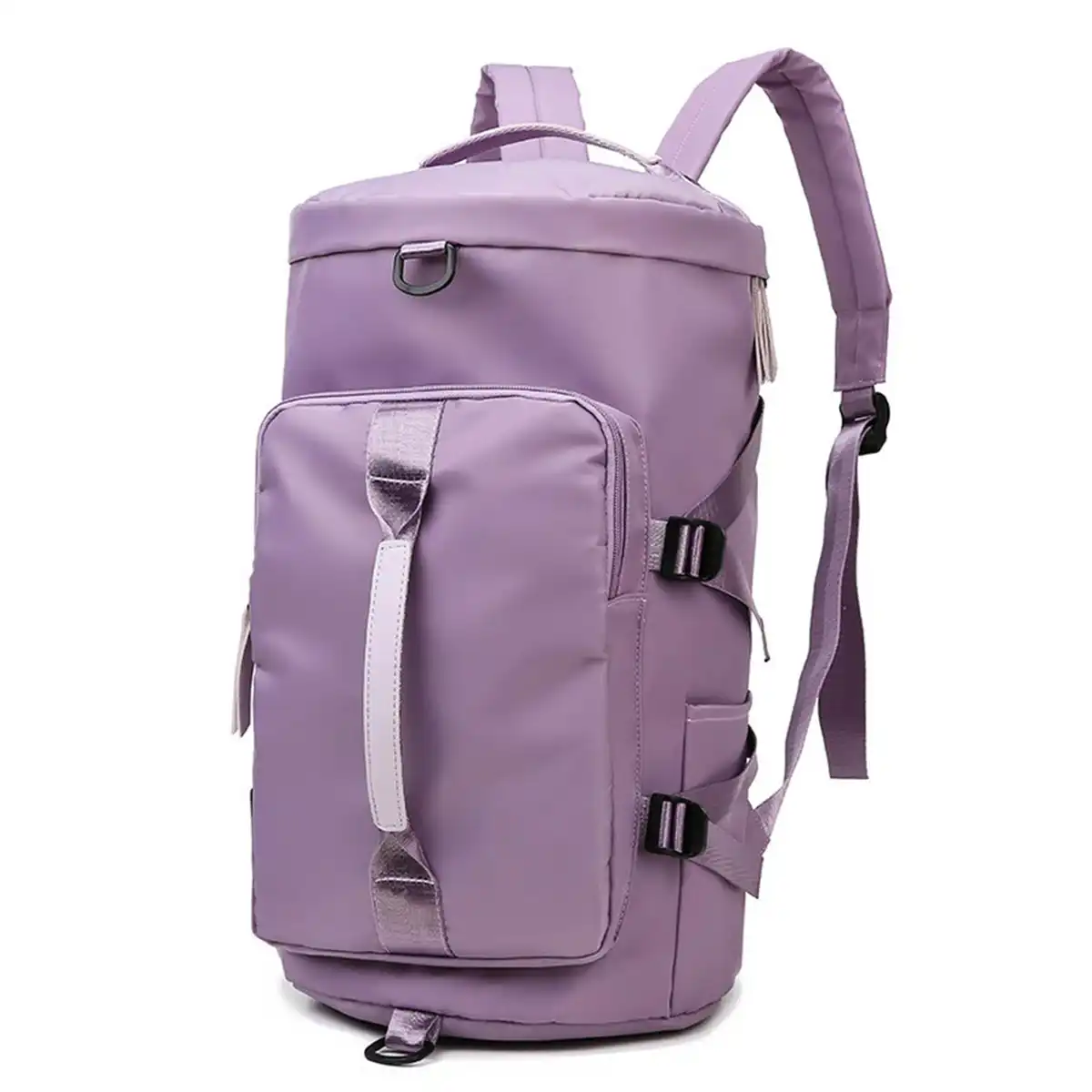 Durable Nylon Gym Backpack product in use