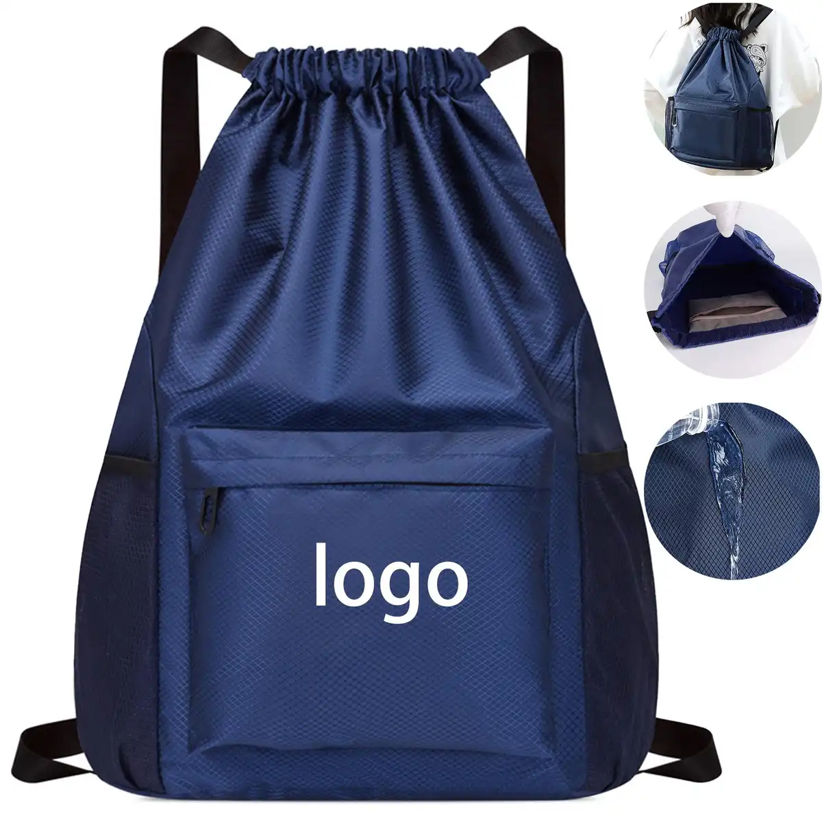 Lightweight Drawstring Backpack for Sports