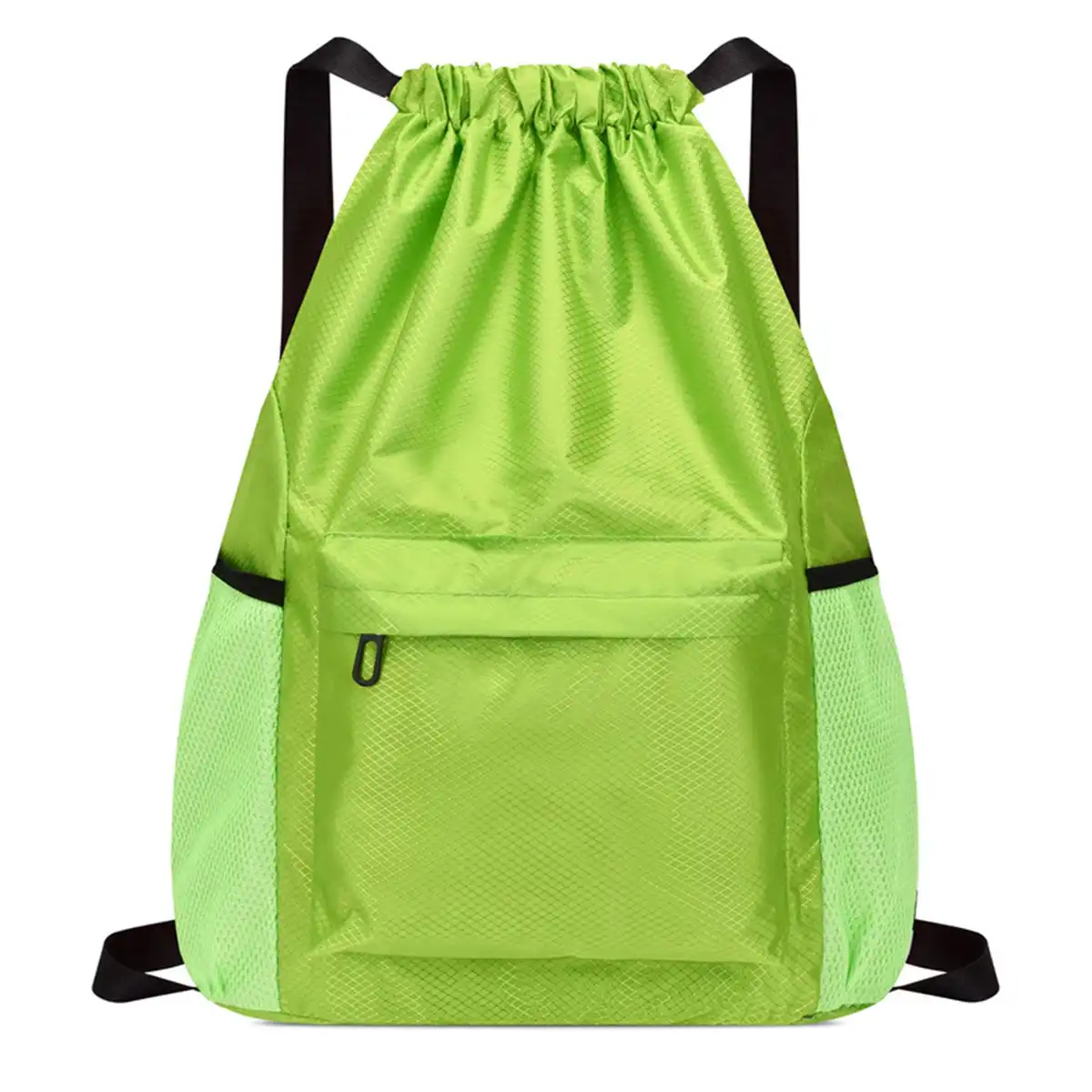 Lightweight Drawstring Backpack for Sports product with accessories