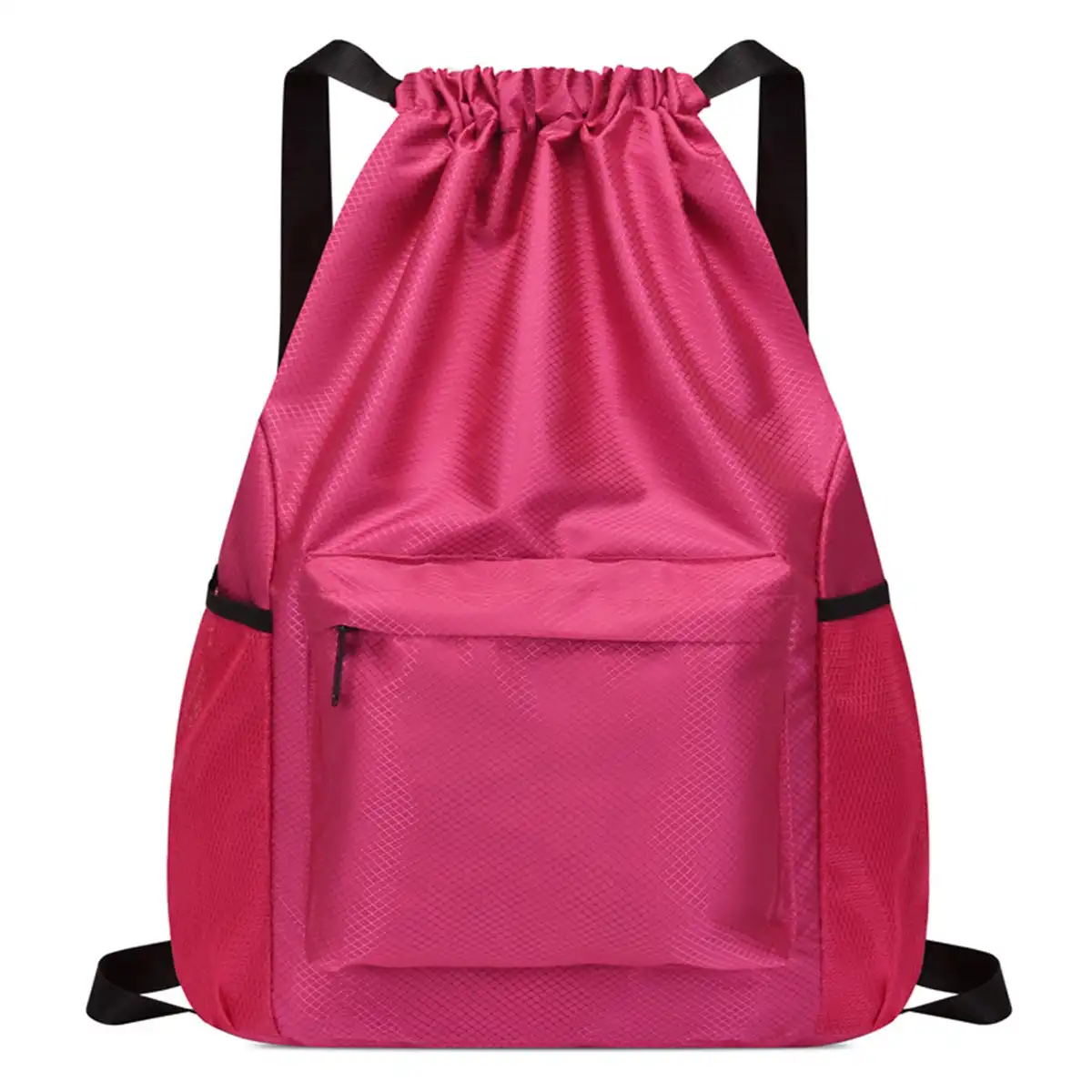 Lightweight Drawstring Backpack for Sports product in use