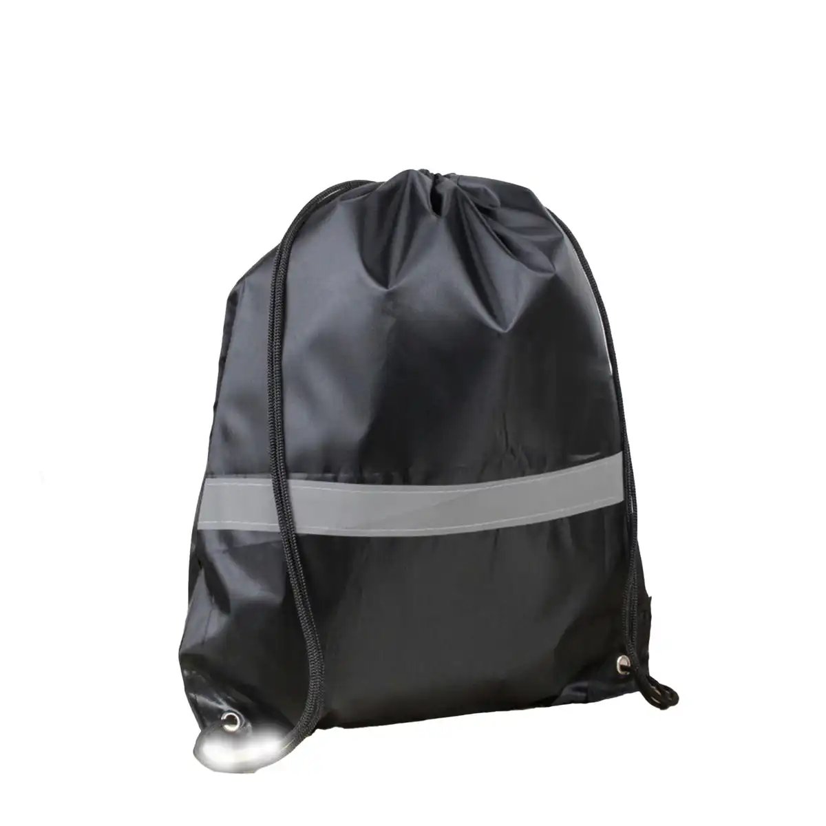 Reflective Drawstring Backpack alternate product angle