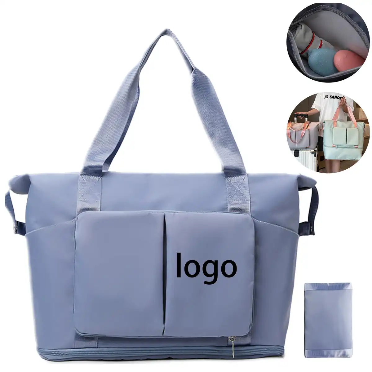 Foldable Gym Duffel Wet Dry