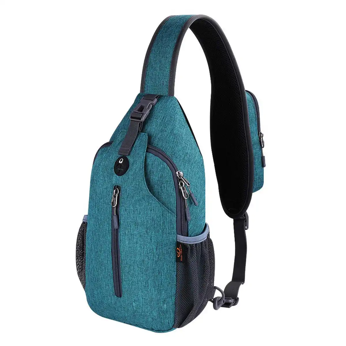 Durable Oxford Crossbody Chest Bag product in use