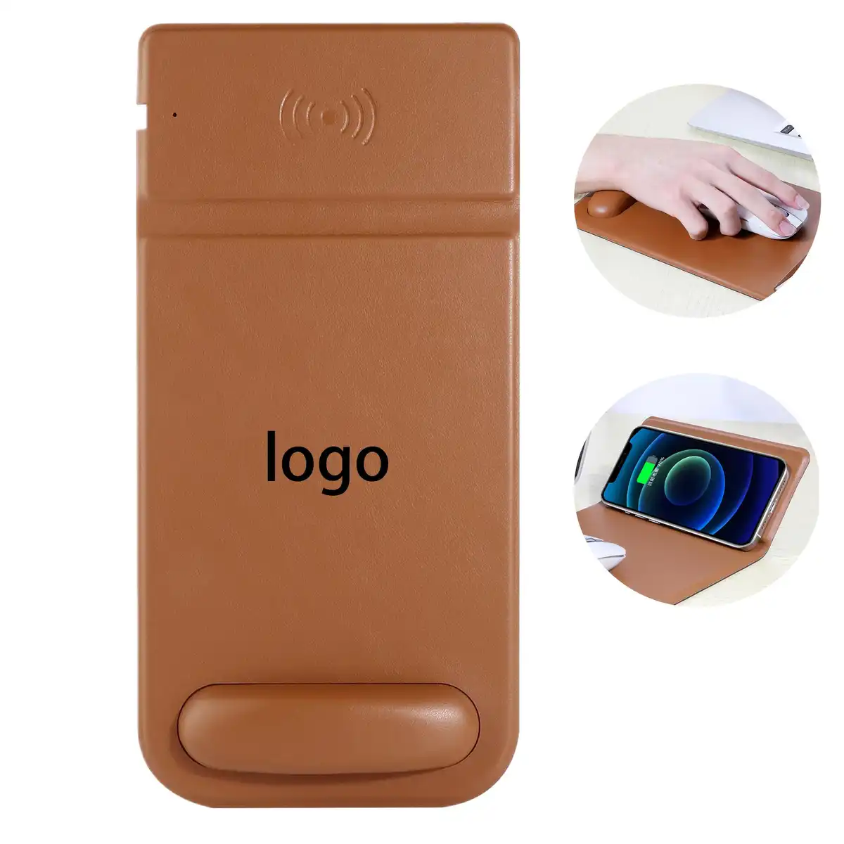 Wireless Charging Mouse Pad with Wrist Rest