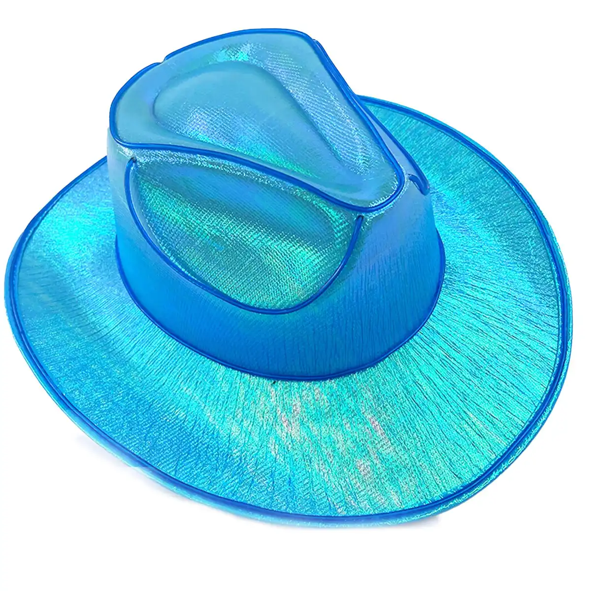 LED Cowboy Hat Multicolor Party alternate product angle