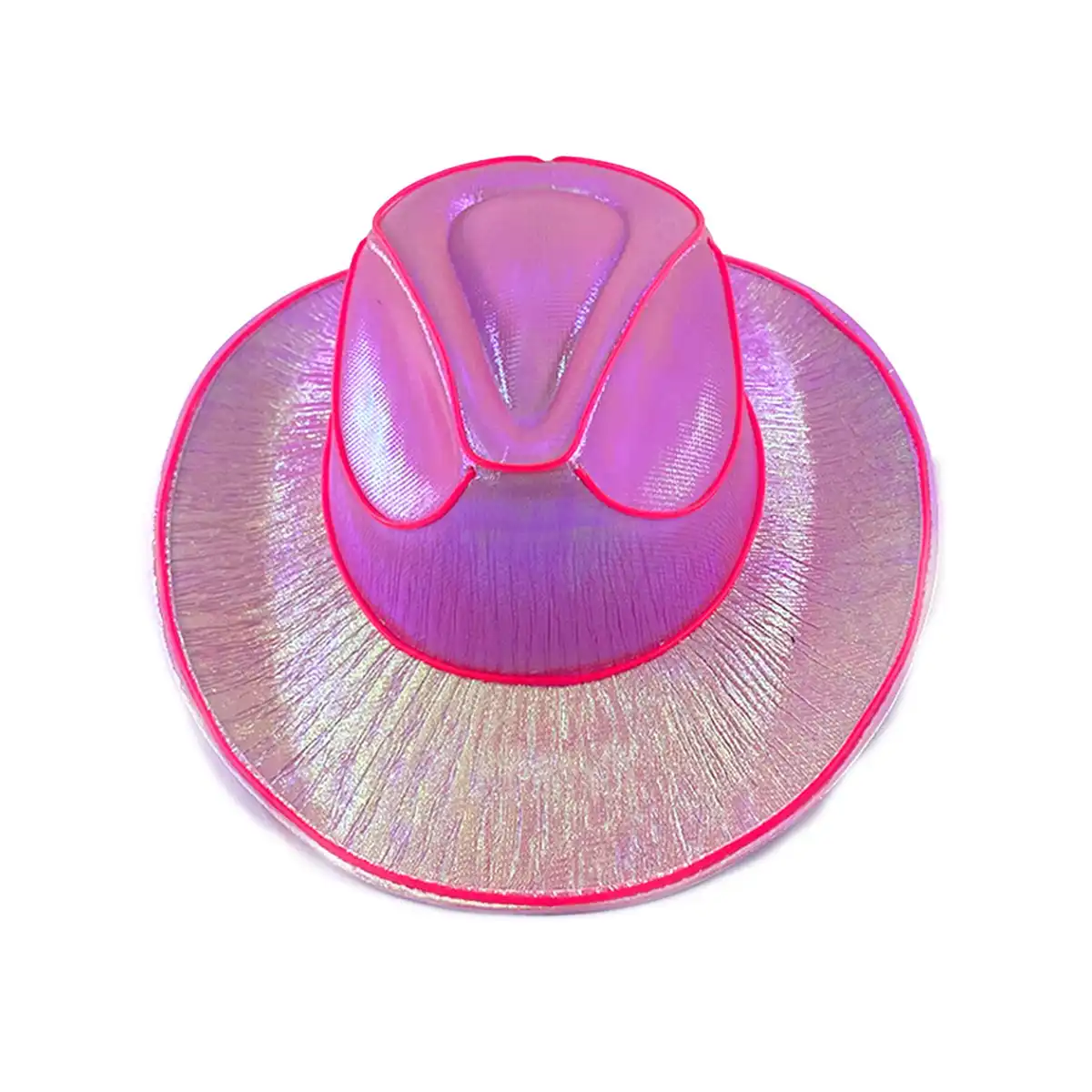 LED Cowboy Hat Multicolor Party additional product view