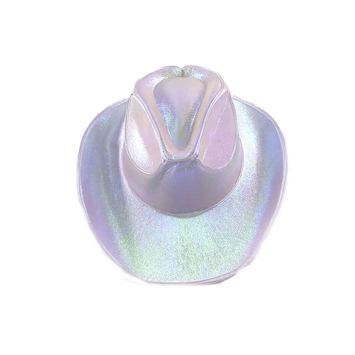 LED Cowboy Hat Multicolor Party product in use